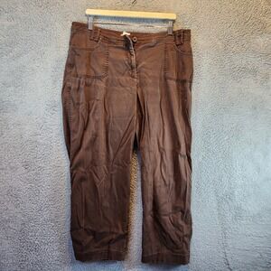 JMS Just my Size Pants Womens 18W (Fits‎ 36x28) Brown Straight Leg Corduroy